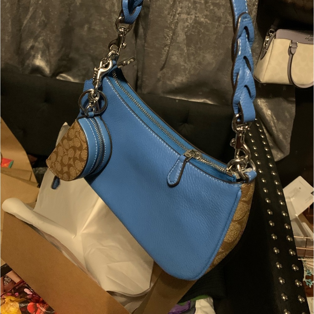 Coach blue signature Jamie crossbody - Picture 3 of 8